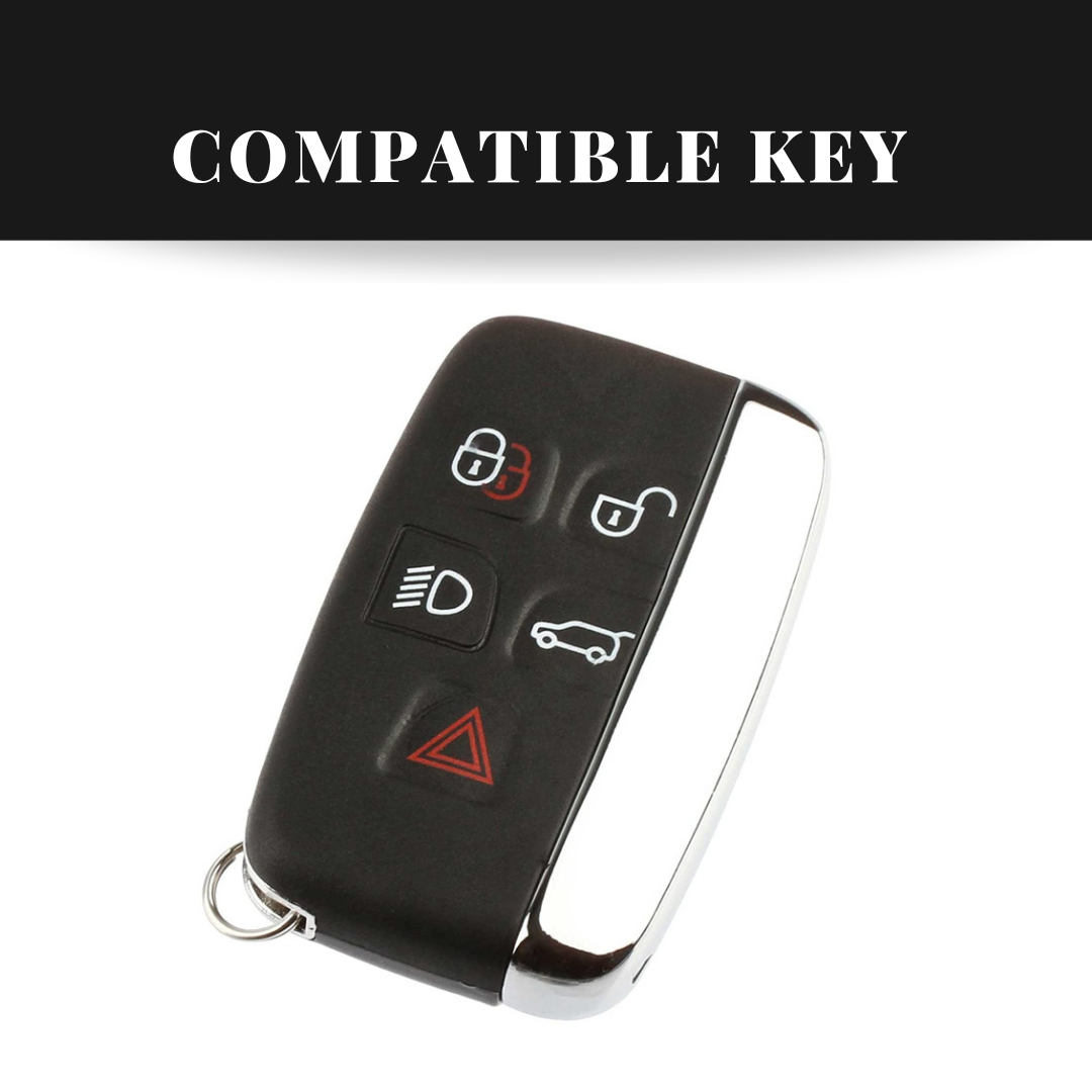 Jaguar/Land Rover v2.0 Premium Metal Alloy Keycase with Holder & Rope Chain