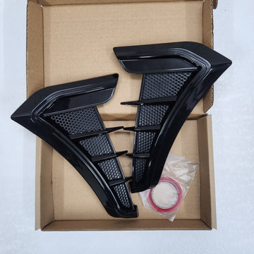 Carbon Fibre Heavy Car Fender Guard (2 pcs) 25x17 cm Black