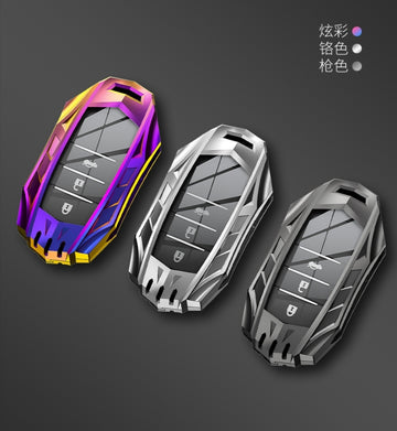 Fortuner/Innova Crysta, Hycross Key Armour Metal Alloy Keycase with Holder & Rope Chain