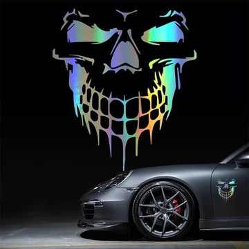 Skull Upgraded Reflective Sticker
