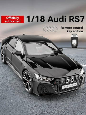 Black Audi RS7 Diecast Car with Remote - Kaarr