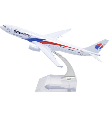 Malaysia One World A330 Aeroplane Diecast Model 16 CM