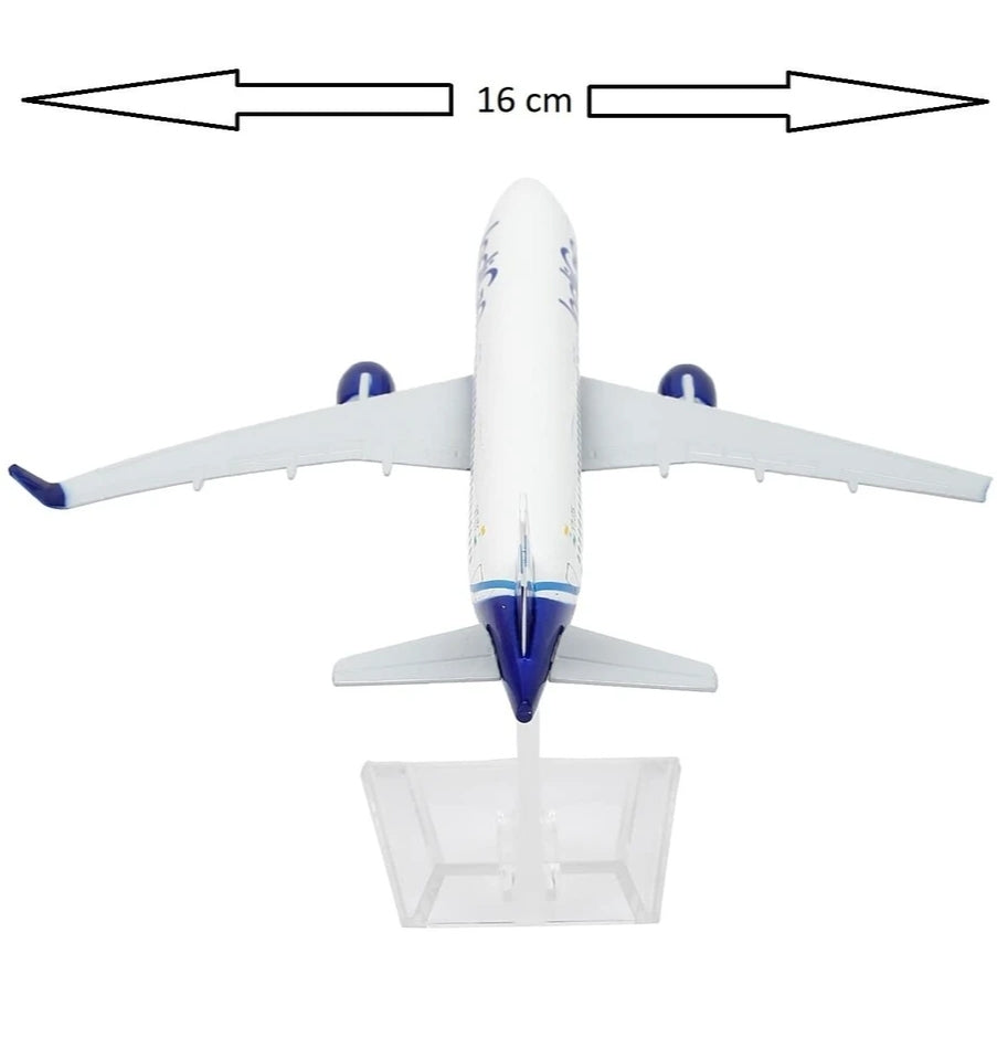 Indigo A320 Aeroplane Diecast Model 16 CM