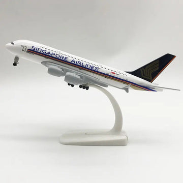 Singapore A380 Aeroplane Diecast Model 20 CM