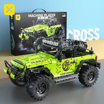 Jeep Wrangler Technique Version 2372Pcs, 1:8 Scale Building Blocks Car