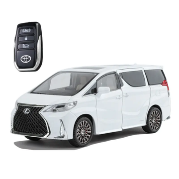 Lexus LM300 with Key Remote Metal Diecast Car 1:24 (20x8 cm)