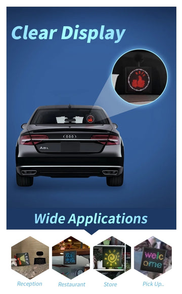 Car Portable Screen App Control LED Panel