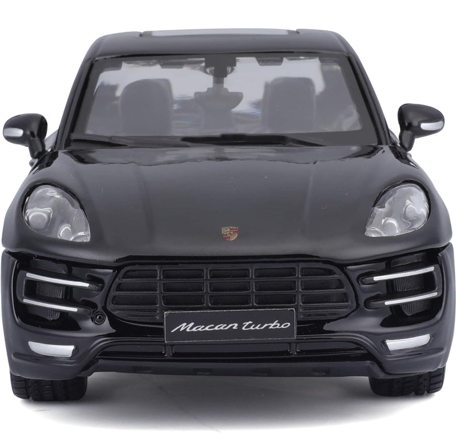 Porsche Macan Black Licensed Welly 1:24 Diecast Scale Model
