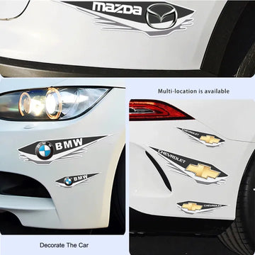 Bumper Car Sticker 4 Pcs Set