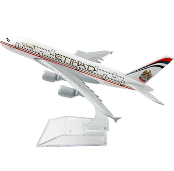 Etihad A380 Aeroplane Diecast Model 16 CM