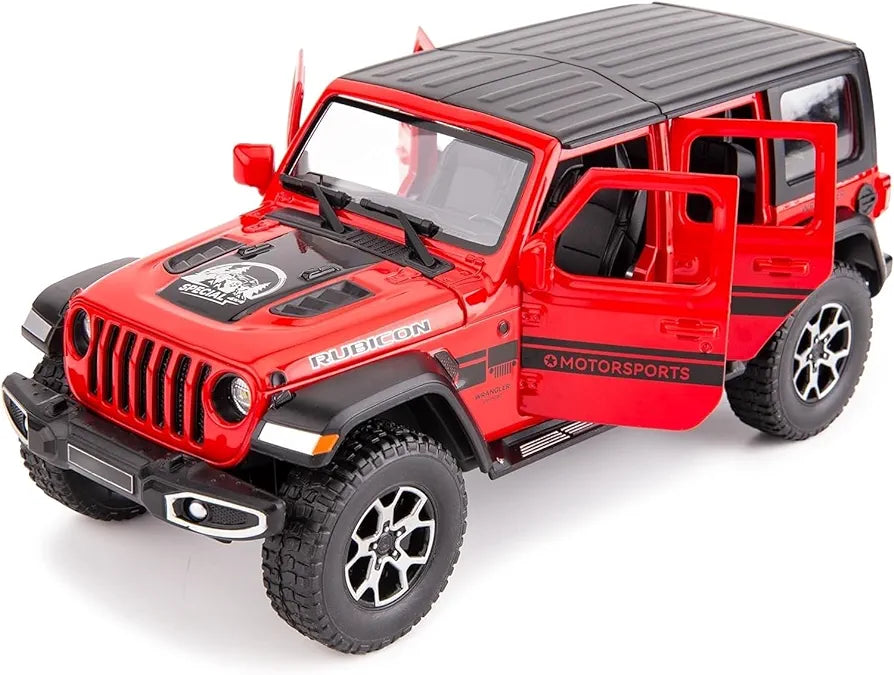 Jeep Rubicon Metal Diecast Car 1 22 20x8 cm Kaarr