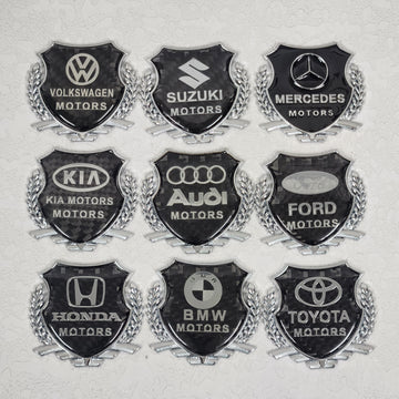 3D Owners Club v2.0 Car Metal Emblem Badge Sticker Decal (Silver)