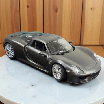 Porsche 918 Spyder Black Licensed Welly 1:24 Diecast Scale Model