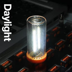 Touch-Sensitive RGB Color-Changing LED Glass Bottle Lamp - Dimmable USB-Powered Night Light 2 Pcs Set