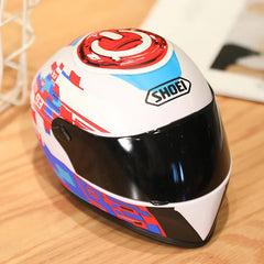 30CM Super Cool Motorcycle Bear Doll Locomotive Teddy Bear Mini Helmet Bear