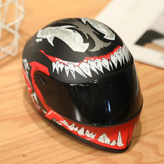 30CM Super Cool Motorcycle Bear Doll Locomotive Teddy Bear Mini Helmet Bear