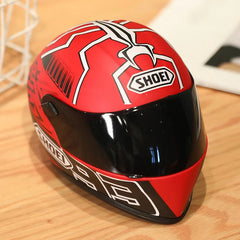 30CM Super Cool Motorcycle Bear Doll Locomotive Teddy Bear Mini Helmet Bear