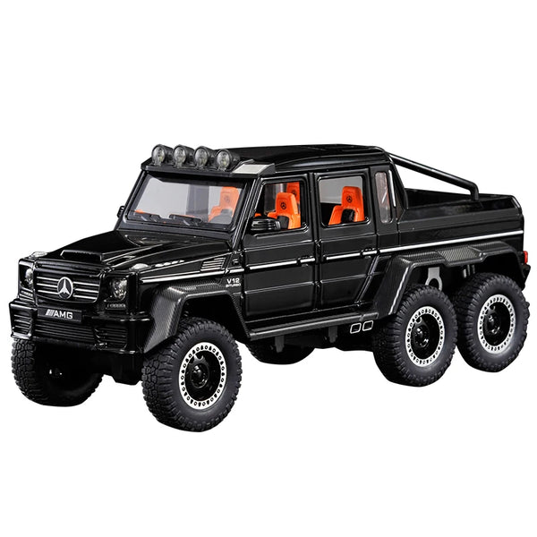 Mercedes G Wagon 6x6 Metal Diecast Car 1:24 (21x8 cm)