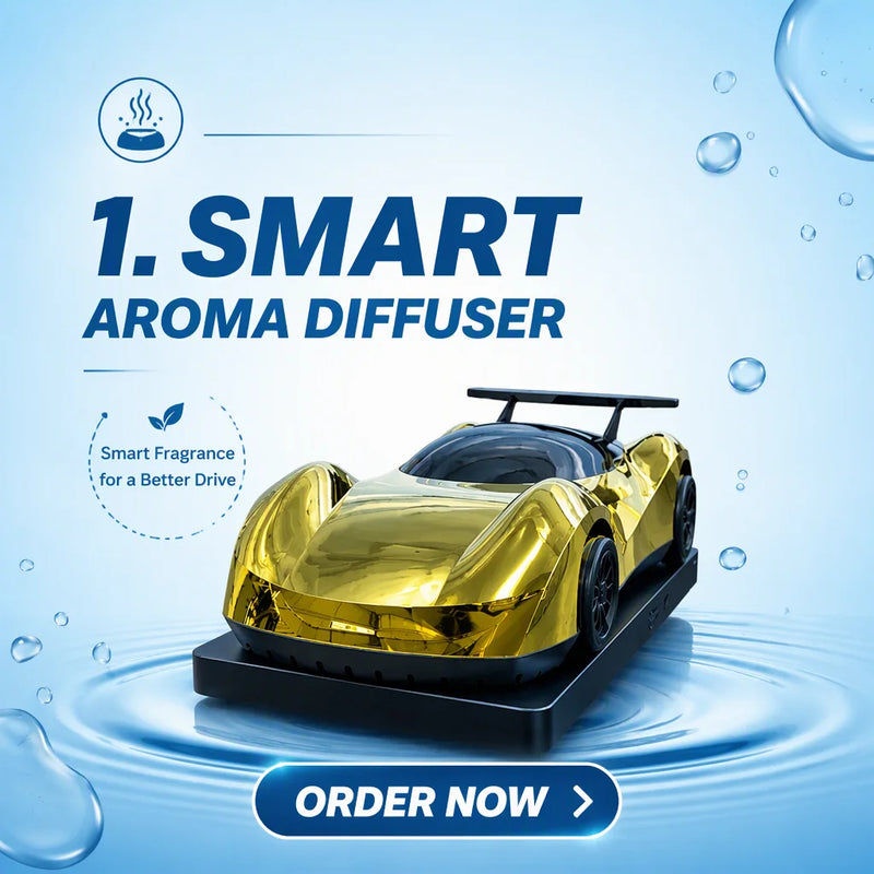 Smart Car Intelligent Aromatherapy Device Diffuser Metal Alloy Perfume