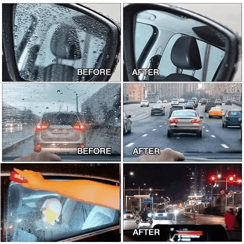 Kaarr Glass & Windshield Coating | Anti Rain Formula l Water Droplets Remover