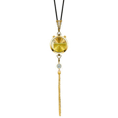 Clock Pendant Hanging Stones Engraved Air Frshener