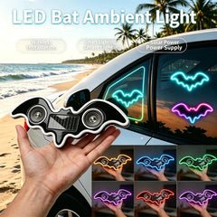 Solar LED Batman Window Ambient Light RGB Wireless Suction Cup Mount