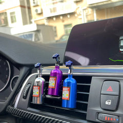 CAR AIR VENT DECORATION METAL FOR NOS PERFUME NITROGEN CYLINDER FRAGRANT FRESHENER
