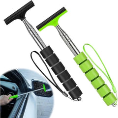 TELESCOPIC DEFOGGING WINDOW GLASS CLEANING WIPER, SIDE MIRROR SQUEEGEE, RETRACTABLE CAR REARVIEW MIRROR WIPER