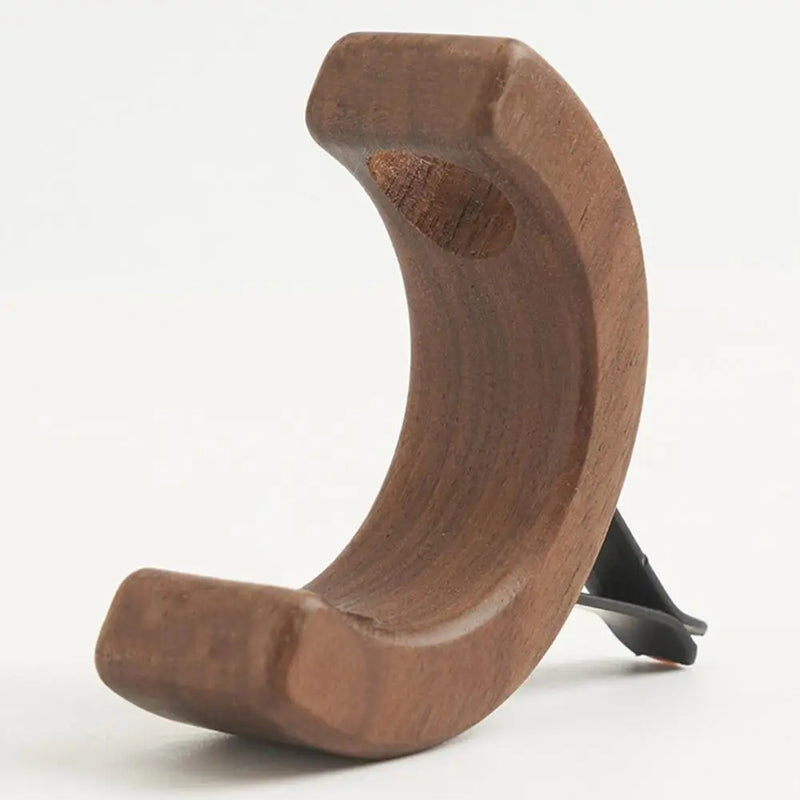 Black Walnut Wood Car Flower Vase Holder Ornaments Wooden Vent Clip 2 Pcs Set