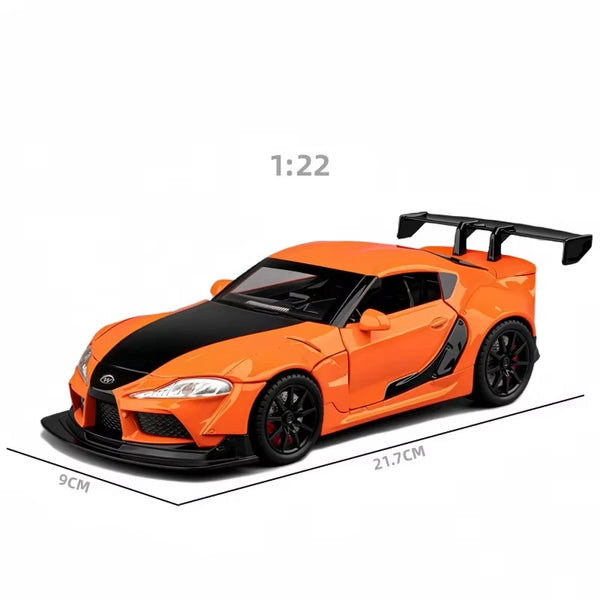 Toyota Supra Metal Diecast Car 1:24 (20x8 cm)