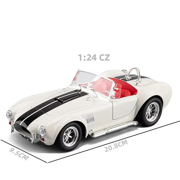 Shelby Cobra Metal Diecast Car 1:24 (21x8 cm)