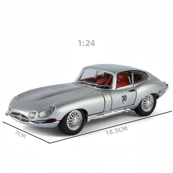 Jaguar E Type Metal Diecast Car 1:24 (21x8 cm)