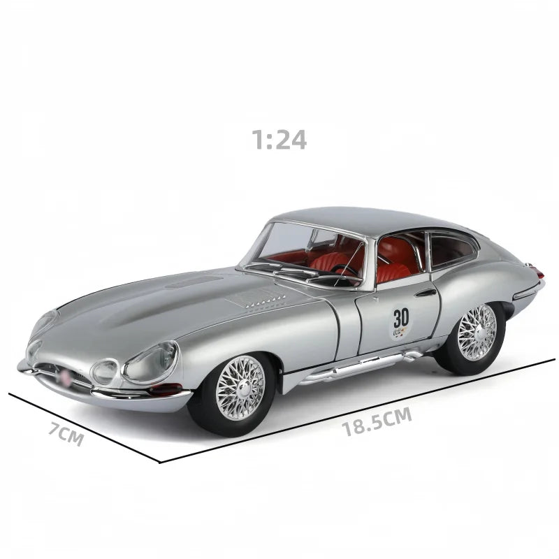Jaguar E Type Metal Diecast Car 1:24 (21x8 cm)