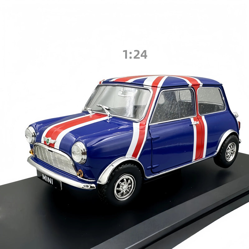 Mini Cooper Flag Edition Metal Diecast Car 1:18 (28x11 cm)