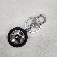 Load image into Gallery viewer, Tyre Wheel Logo Car Keychain