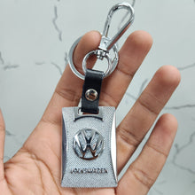 Load image into Gallery viewer, Crystal Logo Car Keychain