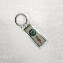 Load image into Gallery viewer, Solar LED Logo Car Keychain