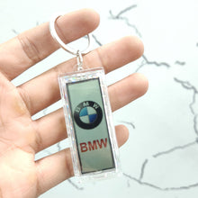 Load image into Gallery viewer, Solar LED Logo Car Keychain