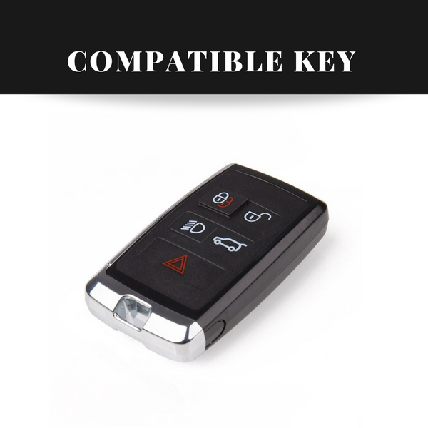 Jaguar/Land Rover v1.0 Premium Metal Alloy Keycase with Holder & Rope Chain