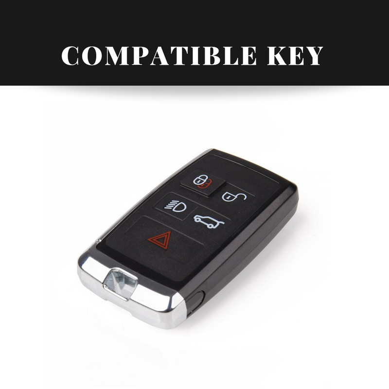Jaguar/Land Rover v1.0 Premium Metal Alloy Keycase with Holder & Rope Chain