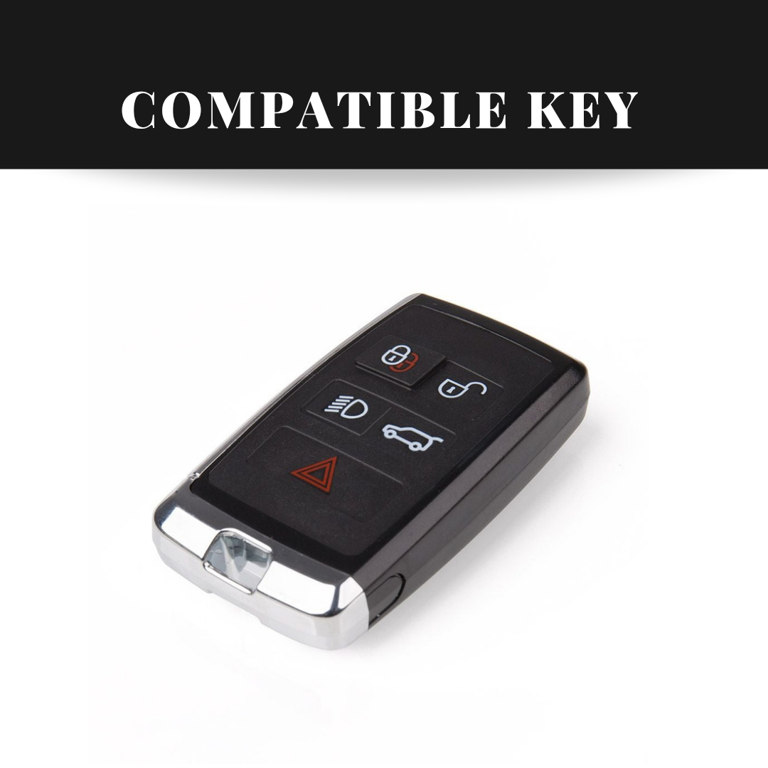 Jaguar/Land Rover v1.0 Premium Metal Alloy Keycase with Holder & Rope Chain