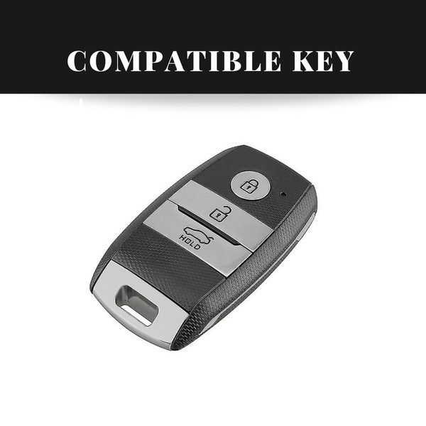 Kia Seltos/Carens/Sonet (Keyless 3 Button Key) Premium Keycase