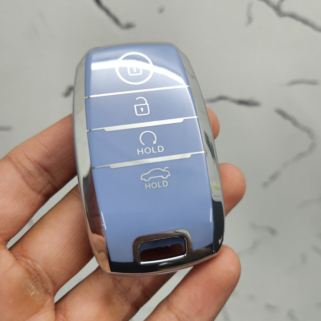 Kia Sonet/Seltos/Carens (Keyless 4 Button Key) Premium Keycase