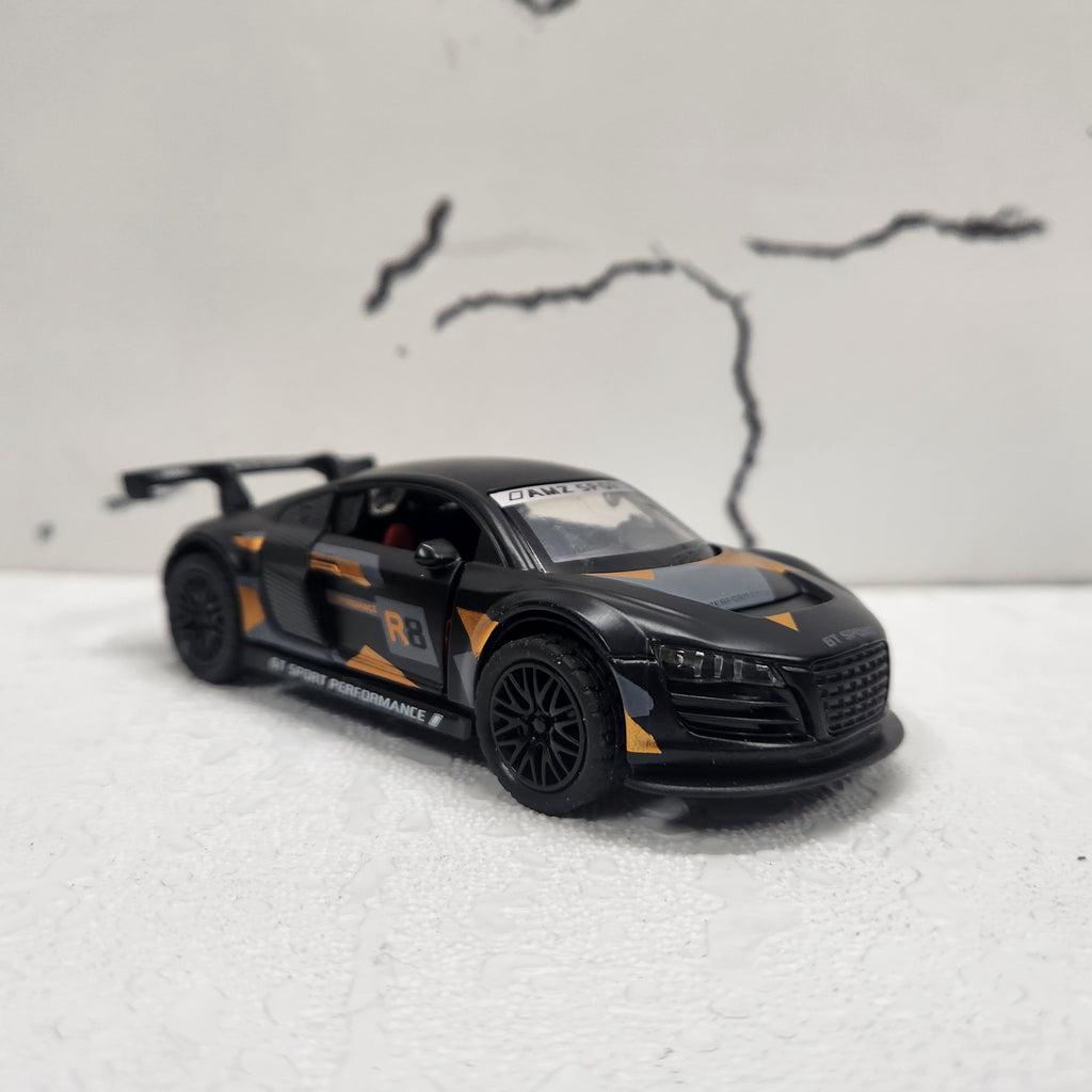 Audi R8 Black Diecast Model Car 1:43