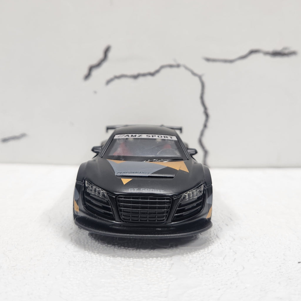 Audi R8 Black Diecast Model Car 1:43