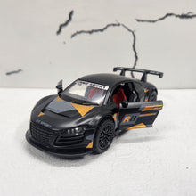 Load image into Gallery viewer, Audi R8 Black Diecast Model Car 1:43