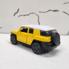 Toyota FJ Cruiser Yellow Diecast Model Car 1:43