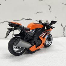 Load image into Gallery viewer, Super Bike Lava Orange Diecast Metal Bike 1:14