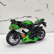 Load image into Gallery viewer, Super Bike Devil Green Diecast Metal Bike 1:14