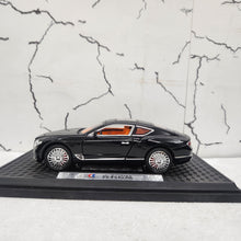 Load image into Gallery viewer, Bentley Continental GT Black Metal Diecast Car 1:24 (20x8 cm)